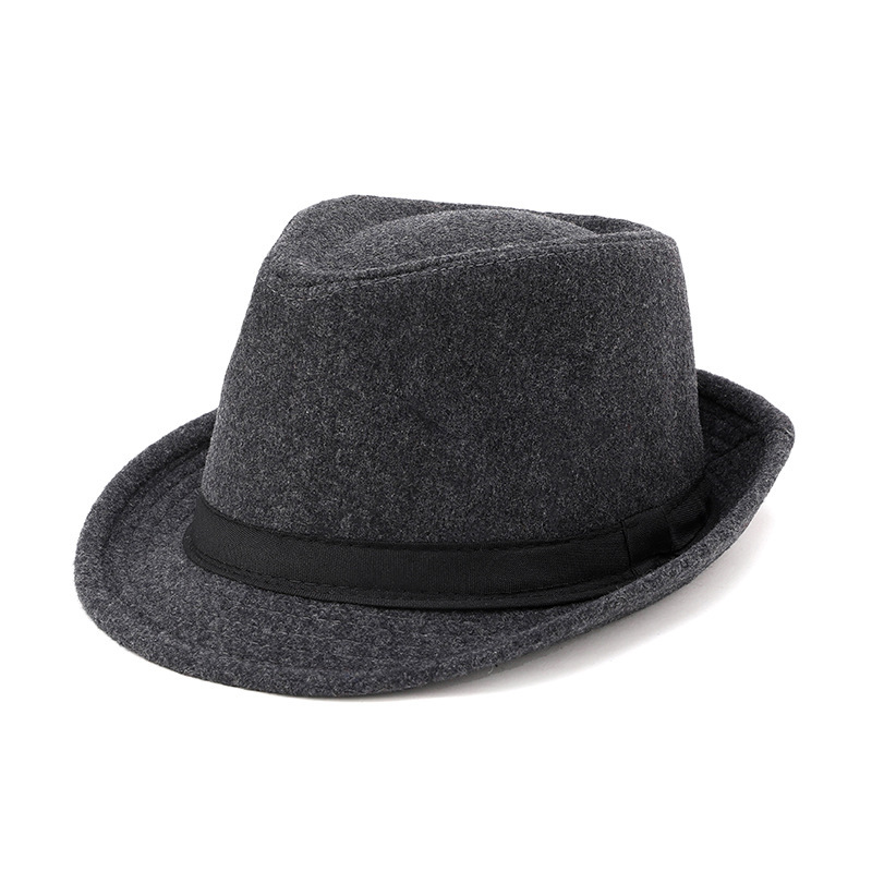 Zylioo Felt Trilby Fedora Hat - Adjustable Vintage Style Cuban Hat With Ribbon For Men & Women